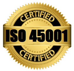 Badge Penghargaan ISO 45001:2015